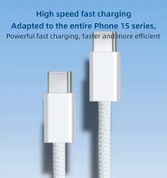 Cable de Datos Tipo-C de Alta Calidad, Cable de Carga Rápida USB-C a USB Tipo C, Cable de Carga CTC de 60w para iPhone 17 Pro Max