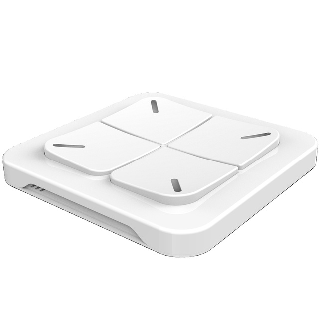 Tuya Zigbee Smart Button Switch Wireless Remote One Key Control Scene Switch Button Controller Multi-scene Linkage Smart Switch