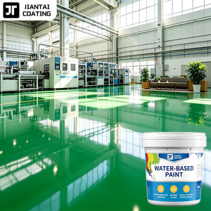Peinture de sol industrielle à base de résine époxy autolissante sans solvant, livraison rapide, directement de l'usine, pour béton - Product Image 1