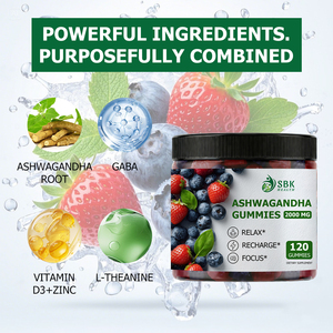 Premium Quality 6 In 1 Formula Support Daily Balance and Inner Strength Ashwagandha Gummies GABA L-Theanine <b>Supplement</b> - Product Image 5