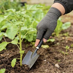 Sarung Tangan Kompresi Katun Spandex Bernapas Desain Tanpa Jari untuk Meredakan <span class=keywords><strong>Arthritis</strong></span> Mengetik Aktivitas Sehari-hari - Product Image 5