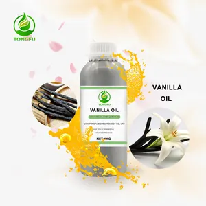 Wholesale 100% Pure Supply Natural for Skin Hair Care Vanilla Essential vanilla fragrance vanilla essential Oil