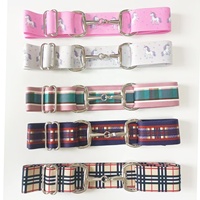 Ceinture équestre élastique de 1,5 pouce à imprimé cheval, ceinture d'équitation taille haute avec boucle mors de frein, logo personnalisé, sans MOQ