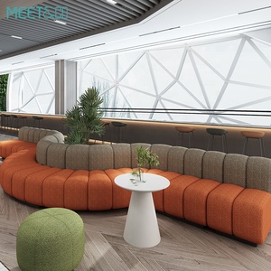 Sofá Modular Convertible de Diseño Moderno y Simple, de Cuatro Plazas, Tapizado en Tela, Extensible, para Oficina, Sala de Estar, Hogar, Apartamento, CATERPILLAR - Product Image 1