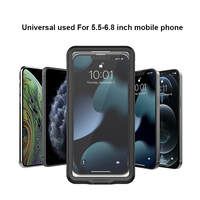 Casing HP Universal TPU Anti Air & Debu IP68 untuk 12/13/14/15 dengan Desain Kokoh ala Google, Perlindungan Anti Salju