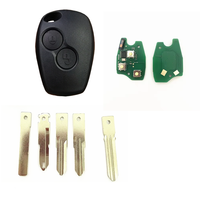 Clé télécommande à 2 boutons pour Renault Duster Modus Clio 3 Twingo DACIA Logan Sandero Kangoo 433MHz puce PCF7947/7946/4A