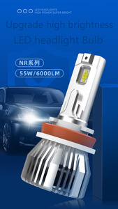 Faro LED de Alta Calidad de 55W 6000LM 6500K de Aluminio Aeronáutico para Cruze Transit Matiz, Instalación No Destructiva, Compatible con H13 Universal - Product Image 5