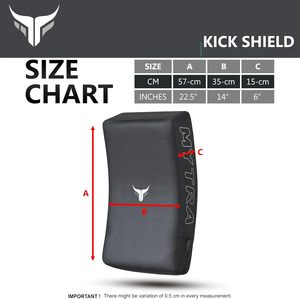 Escudo Curvo de Piel Sintética para MMA, Muay Thai, Boxeo, Taekwondo y Entrenamiento de Artes Marciales - Unidad Individual - Product Image 6