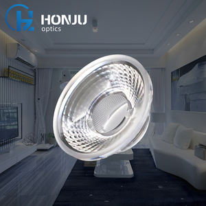 High Power Indoor LED Wall Washer Spot Iluminação Asférica COB Lentes PMMA Material PC Injeção Mold Focando Pista para Hotéis - Product Image 2