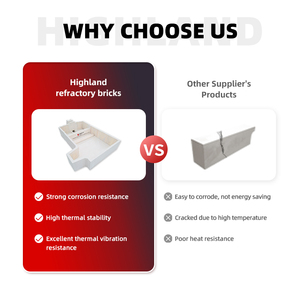 Vật liệu chịu lửa azs gạch chất lượng cao azs 33 # WS lát gạch chống ăn mòn cho cho Lò thủy tinh - Product Image 3