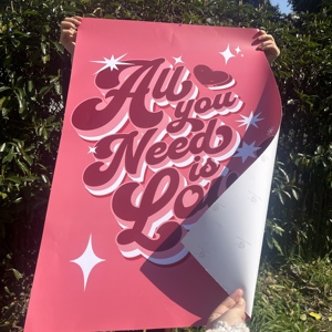 High Quality Custom A0-A5 Vinyl PVC Poster Printing Matte Gloss Film for Wall Decor and Promotional Posters - Product Image 2