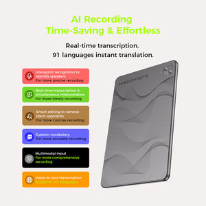 Enregistreur vocal <span class=keywords><strong>Devia</strong></span> AI 64 Go, Bluetooth, Wi-Fi double bande, en alliage d'aluminium, avec résumé d'organisation par IA, enregistrement continu 24h pour les réunions - Product Image 3