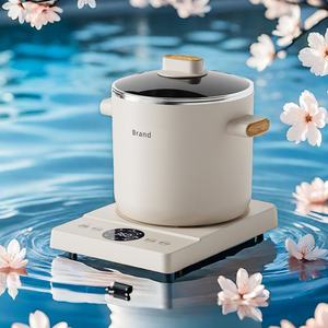 Robot culinaire pour bébé de qualité supérieure, <span class=keywords><strong>cuiseur</strong></span> multifonction électrique, mini-casserole multifonction avec 8 fonctions, protection contre la surchauffe et la sursecousse - Product Image 1