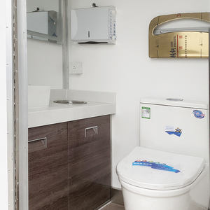 Remorque de déménagement Toilette complète Équipement prêt à charger Toilette portable Toilette privée de luxe Remorque mobile à vendre - Product Image 3