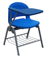 Chaise de salle de formation de bureau haut de gamme avec coussin chaise de conférence pliante en plastique de Design moderne pour la formation des activistes