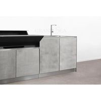 Cuisine extérieure en acier inoxydable, plan de travail extérieur, îlot de cuisine extérieur, armoire de cuisine en acier inoxydable 304, barbecue à gaz
