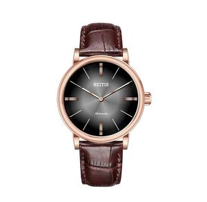 Reloj Automático de Acero Inoxidable de Estilo Nuevo Personalizado con Esfera de Color Degradado Ahumado, Compatible con Movimiento Japonés NH35 y ETA 2824 - Product Image 5