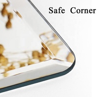 Glass Full Length Wall Mirror Tiles Frameless Full Body Mirror Candle Plate Personal Design Product Make up Mirror