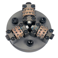 KANEOTEK 8 10 12 pulgadas carburo de tungsteno doble capa diamante Bush martillo rodillo rueda herramienta máquina para superficie Lichi