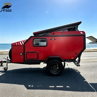 Micro-remorque de camping économique, caravane de voyage portable, mini-camping-car pour l'extérieur