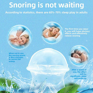 Perangkat penahan lidah silikon Anti mendengkur, perangkat tidur lebih baik bernapas, pelindung malam, bantuan kesehatan, solusi anti-mendengkur - Product Image 3