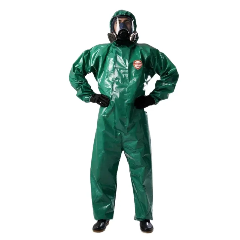 PPE özelleştirilmiş tek kullanımlık Hazmat takım tulumlar tıbbi güvenlik giyim C900 tulum ile bot kılıfı tek kullanımlık tulum