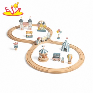 <span class=keywords><strong>Circuit</strong></span> de <span class=keywords><strong>train</strong></span> en <span class=keywords><strong>bois</strong></span> sur le thème de la ferme avec configuration en figure huit, grange, moulin à vent, animaux, tracteur et <span class=keywords><strong>locomotive</strong></span>, jouet pour enfants W04C311 - Product Image 2