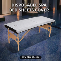 Draps de massage jetables bon marché, élastiques, imperméables, anti-huile, pour spa, salon de beauté, hôpital
