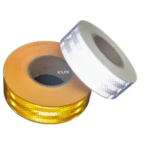 100% Ruitvormige Markering Geel Ece104r A94495 Radium Sticker Reflecterende Tape Cinta Reflectiva Voor Voertuig