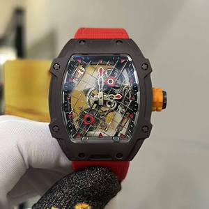 นาฬิกาจักรกลคาร์บอนไฟเบอร์น้ำหนักเบาพิเศษ รุ่น Tourbillon 27-04 ของแท้คุณภาพสูง ดีไซน์ตาข่ายโปร่ง เหมาะสำหรับนาฬิกาเทนนิสผู้ชาย - Product Image 1