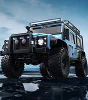 Nouvelle version 2026 MJX H8H V5 All-Rock FOC Brushless Camion Crawler à l'échelle 1:8 Bleu 2S & 3S LiPo sans batterie ni chargeur