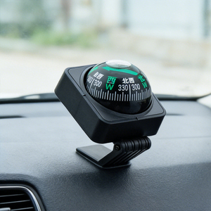 <span class=keywords><strong>Boussole</strong></span> de voiture miniature en ABS acrylique noir, robuste et durable, pour usage intérieur de voiture, camion, camping-car - Vente en gros - Product Image 1