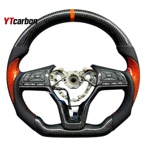 Ytcarbon พวงมาลัยคาร์บอนไฟเบอร์แท้สำหรับ B18 <span class=keywords><strong>SENTRA</strong></span> <span class=keywords><strong>Nismo</strong></span> jdm ชิ้นส่วนรถยนต์อุปกรณ์ตกแต่งภายในรถยนต์สไตล์การแข่ง - Product Image 1