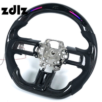 Volant en fibre de carbone avec écran LED pour Ford Mustang GT 2016 2018 2022 2023 Shelby