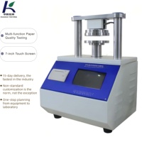 Testeur personnalisable de résistance à l'écrasement des bords et des anneaux pour papier ondulé – Machine d'essai de résistance à la traction et à la compression du carton ondulé