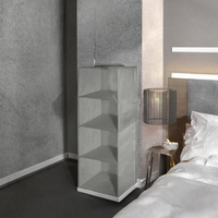 Ensemble de rangement minimaliste en tissu non tissé pliable et suspendu, multifonctionnel, pour chaussures et vêtements, sac de garde-robe
