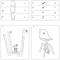 Jambes en bois, jambes en plastique, tulipe, chaise de salle à manger, moderne, en hêtre, Design moyen-orient, salon, offre spéciale, échantillon gratuit