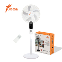 Ventilateur sur pied 16 pouces à télécommande, 2-en-1 (à poser et sur pied), avec écran LED, personnalisable, inspection tiers, prix usine