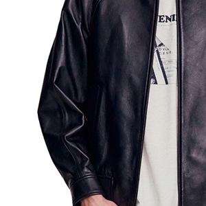 Chaqueta de Cuero para Hombre, Estilo Informal, Delgada, Formal, Holgada, Impermeable, Transpirable, para Trabajo, Descanso, Aire Libre y Senderismo - Product Image 5