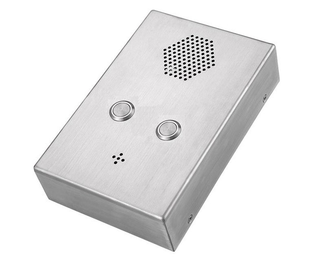Stainless Steel 304 Auto-dial phone Intercom KNZD-36 built-in loudspeaker Elevator Help Telephone