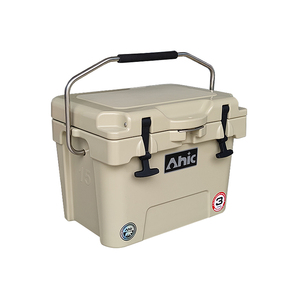 Enfriador de cerveza portátil, caja de refrigeración retro, cofre de hielo, Cola rotomolded, 15 litros
