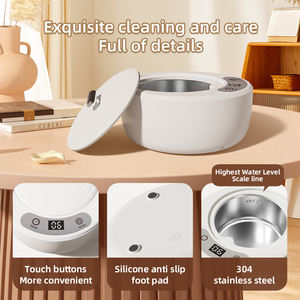 เครื่องทำความสะอาดฟันปลอมแบบอัลตราโซนิคขนาดเล็กพกพาได้มีที่จับเวลา - Product Image 6