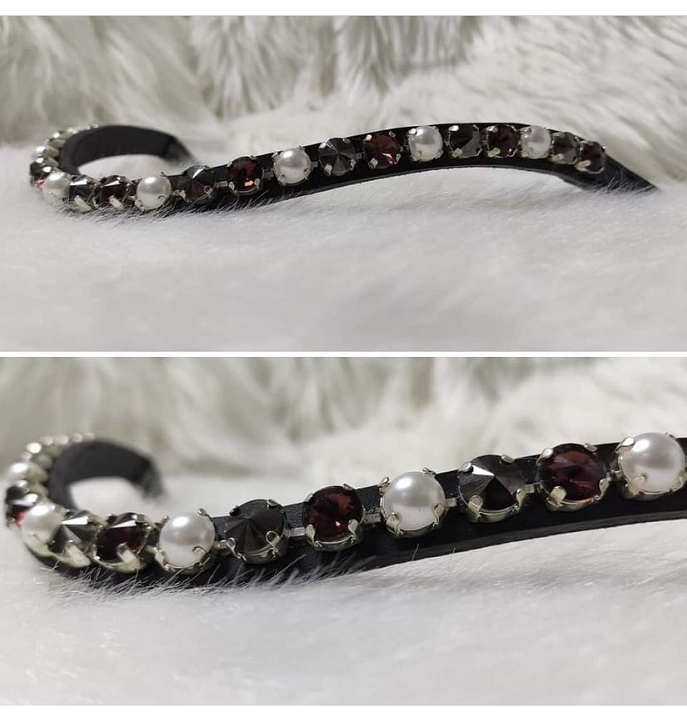 Роскошная цепочка со стразами и кристаллами для крепления на лошади