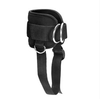 Sangles de cheville réglables en néoprène rembourrées avec fermeture éclair pour machine à câble – Équipement de gym pour les fessiers et les jambes