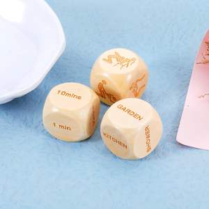 Kỷ Niệm Giáng Sinh Quà Tặng Sinh Nhật Cutstom Bằng Gỗ Ngày Đêm Tình Yêu Tình Dục Xúc Xắc Cho Các Cặp Vợ Chồng - Product Image 4