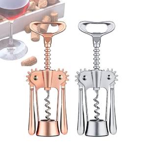 Ouvre-bouteille en métal multifonction avec tire-bouchon en acier inoxydable et aluminium Matériau bois Caractéristiques Logo - Product Image 2