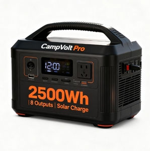 Estación de Energía Portátil de 3000W con Paneles Solares, Generador de Respaldo para el Hogar, Almacenamiento de Batería Lifepo4, Controlador MPPT - Product Image 2