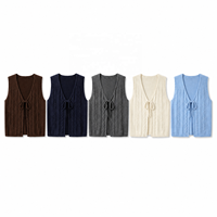 Cardigan en tricot élégant et vintage pour homme, en laine, acrylique, nylon et polyester, col en V uni, idéal pour le bureau et la superposition, design personnalisé pour femme