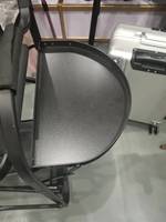 Chaise de metteur en scène pliante en aluminium pour studio d'artisanat de cinéma avec tables d'appoint