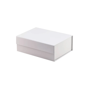 Custom Luxury Big <b>White</b> Rigid Magnet <b>Gift</b> Retail Packaging <b>Box</b> with Magnetic Lid - Product Image 1